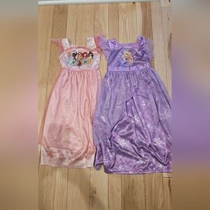 Disney Princess Dresses - Pink & Purple Girls' Nightgowns Size 5